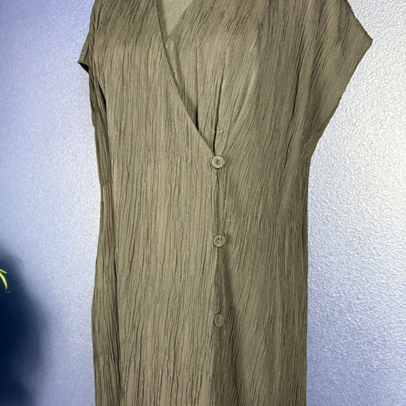 MM Lafleur The Devlin Dress—Pleated Jersey, Black, Size 14 - Picture 4 of 10